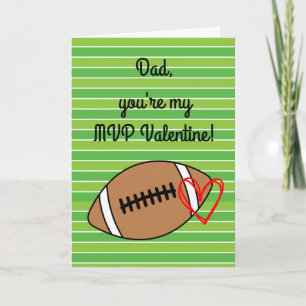 Carte Football Papa Saint Valentin
