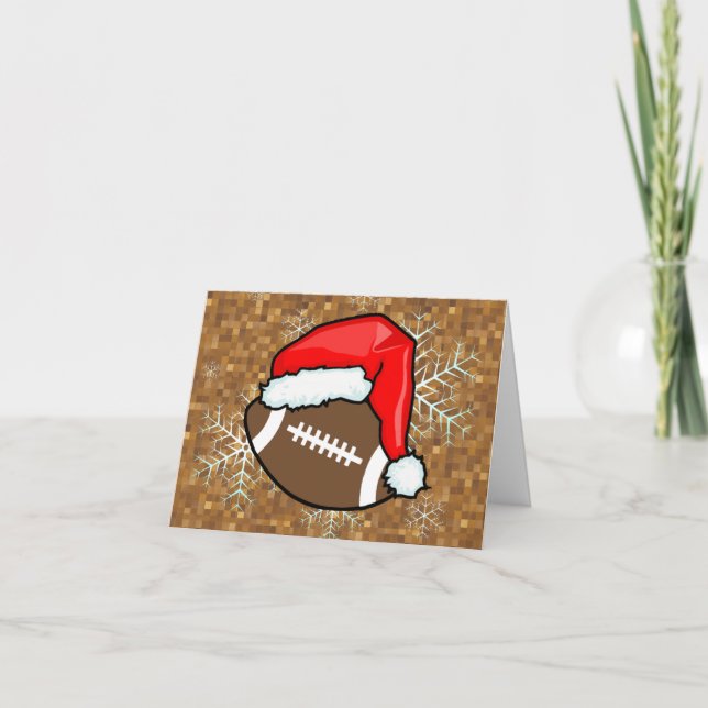 Carte - Football Père Noël décoratif (Devant)
