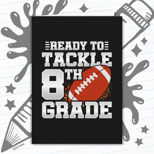 Carte Football Premier jour 8e année Retour à l'école