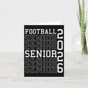 Carte Football Senior Night Football Senior 2026 Graduat