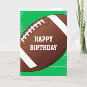 Carte Football Sports Fan Anniversaire