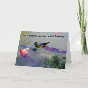 Carte For a special brother on his birthday