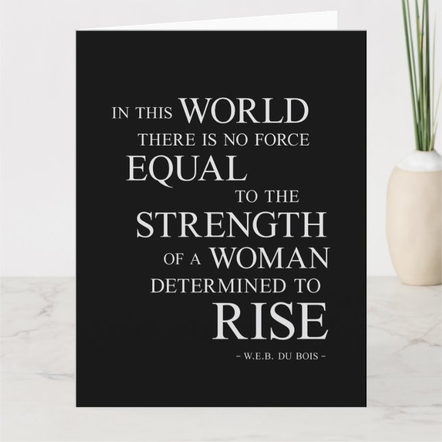 Carte Force De La Femme Citation Motivationnelle Inspira (Devant)