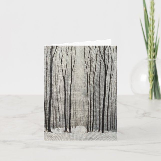 Carte Forêt d'hiver (Devant)