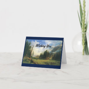 Carte Forêt Joyeux père anniversaire