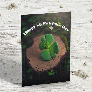 Carte Forêt shamrock