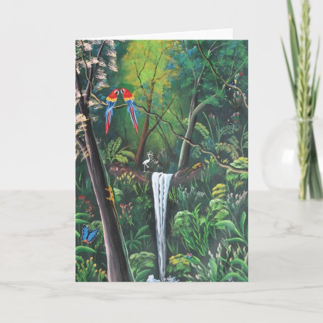 Carte Forêt tropicale du Costa Rica (Devant)