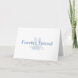 Carte Forever friend paw print pet loss