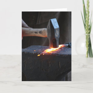 Carte Forgeron au travail