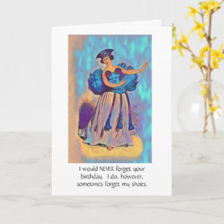 CARTE FORGETFUL FRIEND/ HAPPY BIRTHDAY