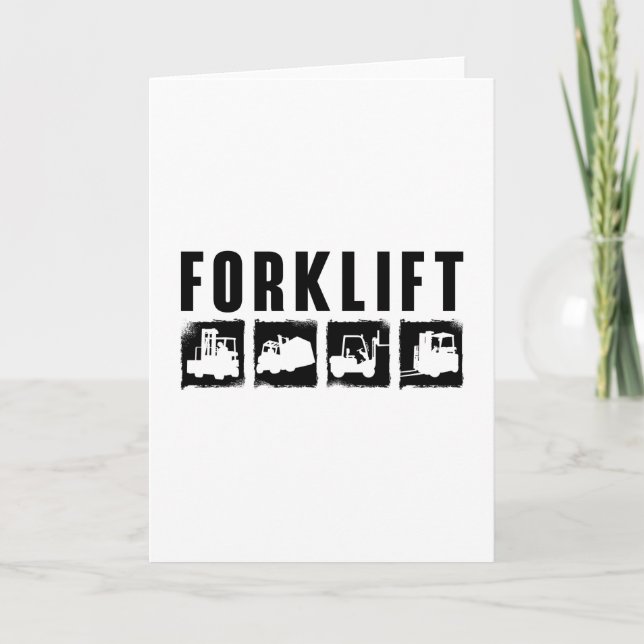 Carte Forklift Quota Forclift Operator Driver Worker (Devant)