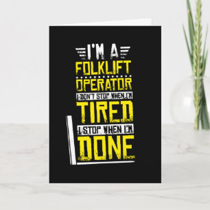 Carte Forklift Truck Warehouse Clerk