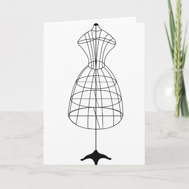 Carte Forme de robe (Devant)