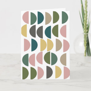 Carte Formes géométriques modernes Pastel Blank Toutes l