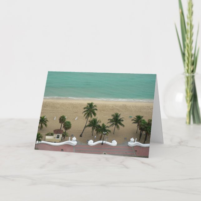 Carte Fort Lauderdale Beach Aerial (Devant)