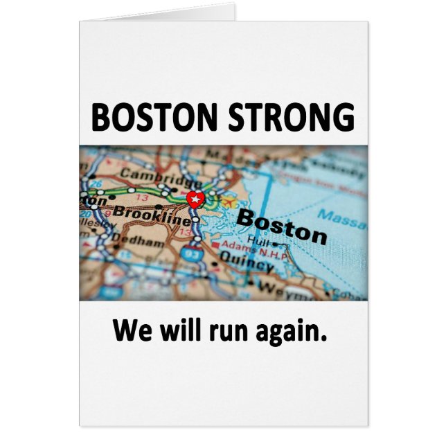 Carte forte de Boston (Devant)
