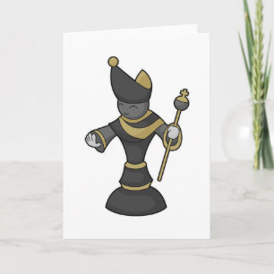 Carte Fou pièce d'échecs