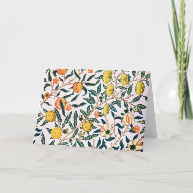 Carte Four Fruit, William Morris (Devant)