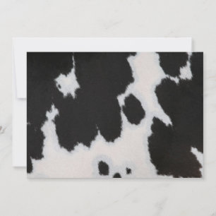 Carte Fourrure de vache