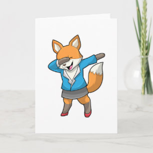 Carte Fox en tant que secrétaire chez Hip hop Dance