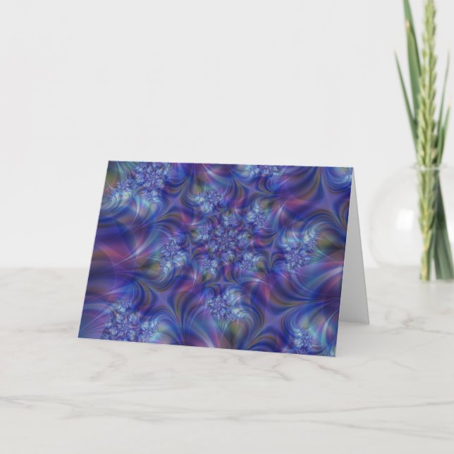 Carte Fractal Essence Greeting Card (Devant)
