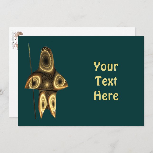 Carte Fractal Inuit Hunter (Devant / Derrière)