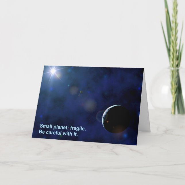 Carte Fragile Planet (Devant)