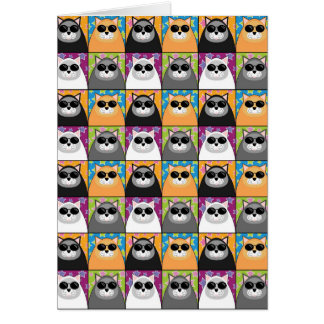 Carte fraîche de chat