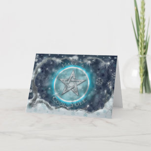 Carte fraîche de Noël