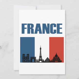 Carte France Travel - Paris City Skyline Pavillon França