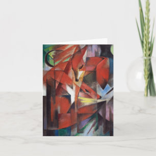 Carte Franz Marc - Les renards, 1913