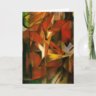 Carte Franz Marc - renards