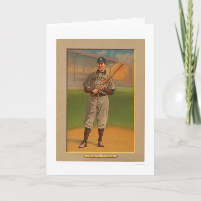 Carte Fred Clarke Pirates Baseball 1911 (Devant)