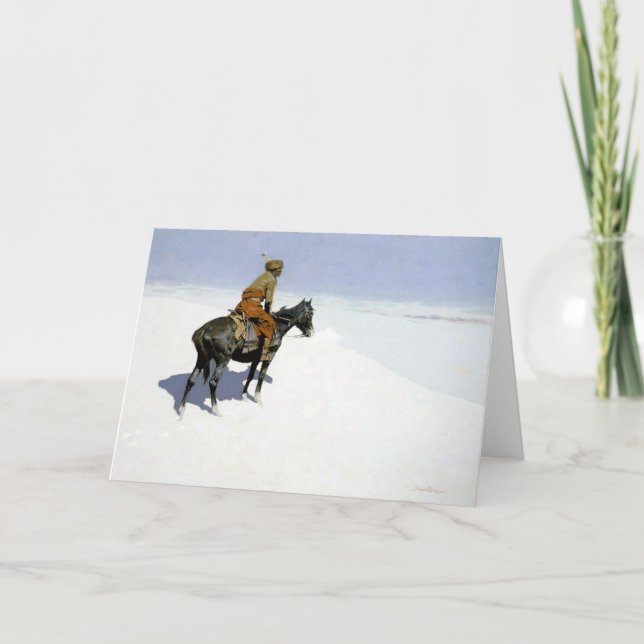 Carte Frederic Remington Western Art (Devant)