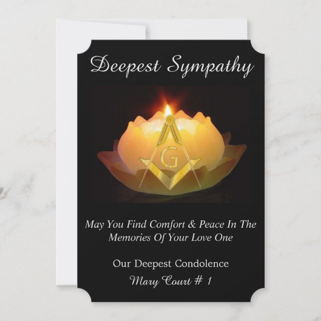 Carte Freemason Sympathy (Devant)