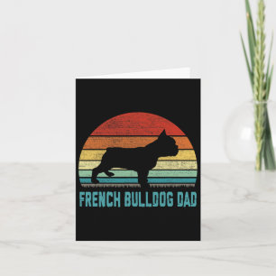 Carte French Bulldog Papa - Amoureux des chiens