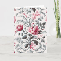 French Country Toile Fleurie Anniversaire