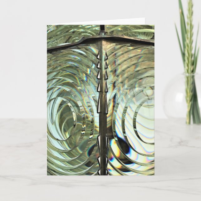 Carte Frensel Lens, cape Blanco Lighthouse, Oregon Coast (Devant)