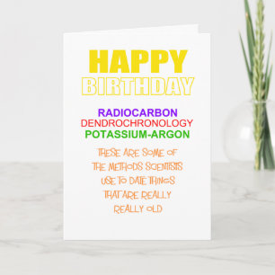 Carte frère d'anniversaire heureux scientifique