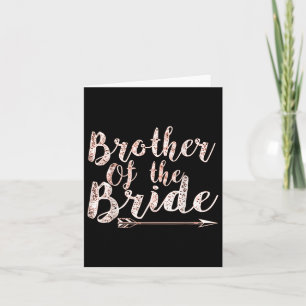 Carte Frère De La Mariée Mariage Bachelor Party