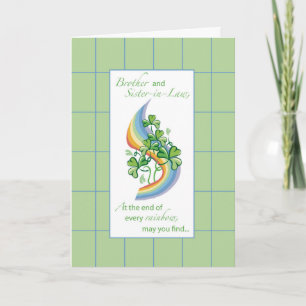 Carte Frère et belle-soeur Religious St. Patrick’s Da