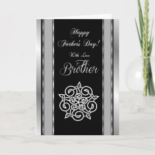 Carte Frère / Fête des pères heureuse - noeud celtique