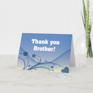 Carte Frère Merci !