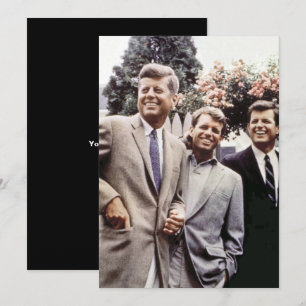 Carte Frères avec le président John Kennedy à la Maison