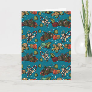Carte Friandises de fêtes - Glace (Couleur)