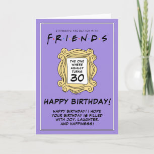 Carte FRIENDS™ Celui avec le 30e anniversaire