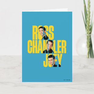 Carte FRIENDS™   Ross, Chandler et Joey