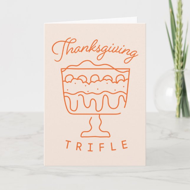 Carte FRIENDS™| Trifle de Thanksgiving (Devant)
