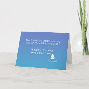 Carte Friendship Greeting Card à Say "Thank you"
