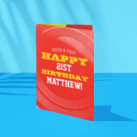 Frisbee Ajouter votre nom et votre année Anniversa